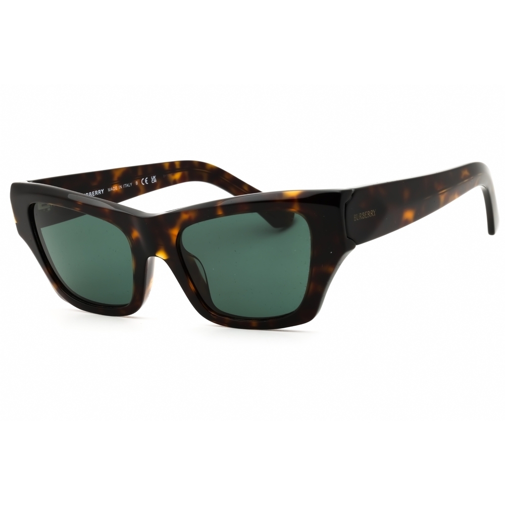 NWT Burberry 0BE4441U-300271 Dark Havana Cat Eye 52mm Sunglasses